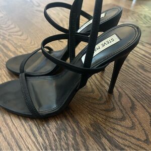 Steve Madden Black Strappy Heels